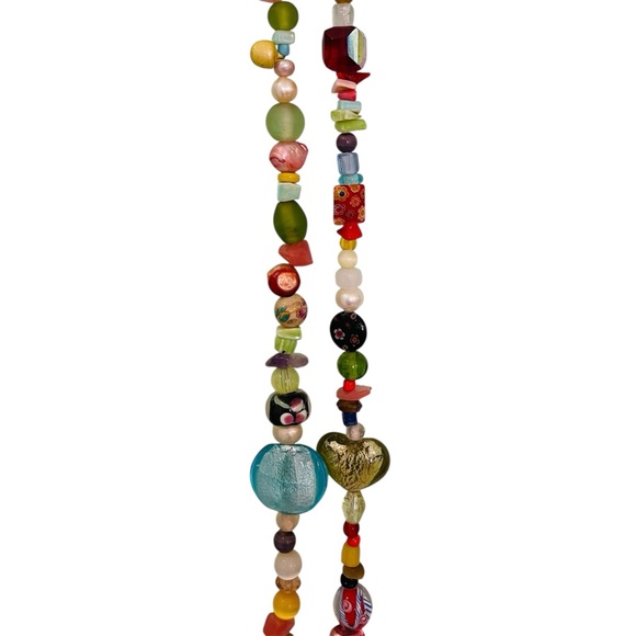Jewelry - Fanciful Random Long Beaded Necklace